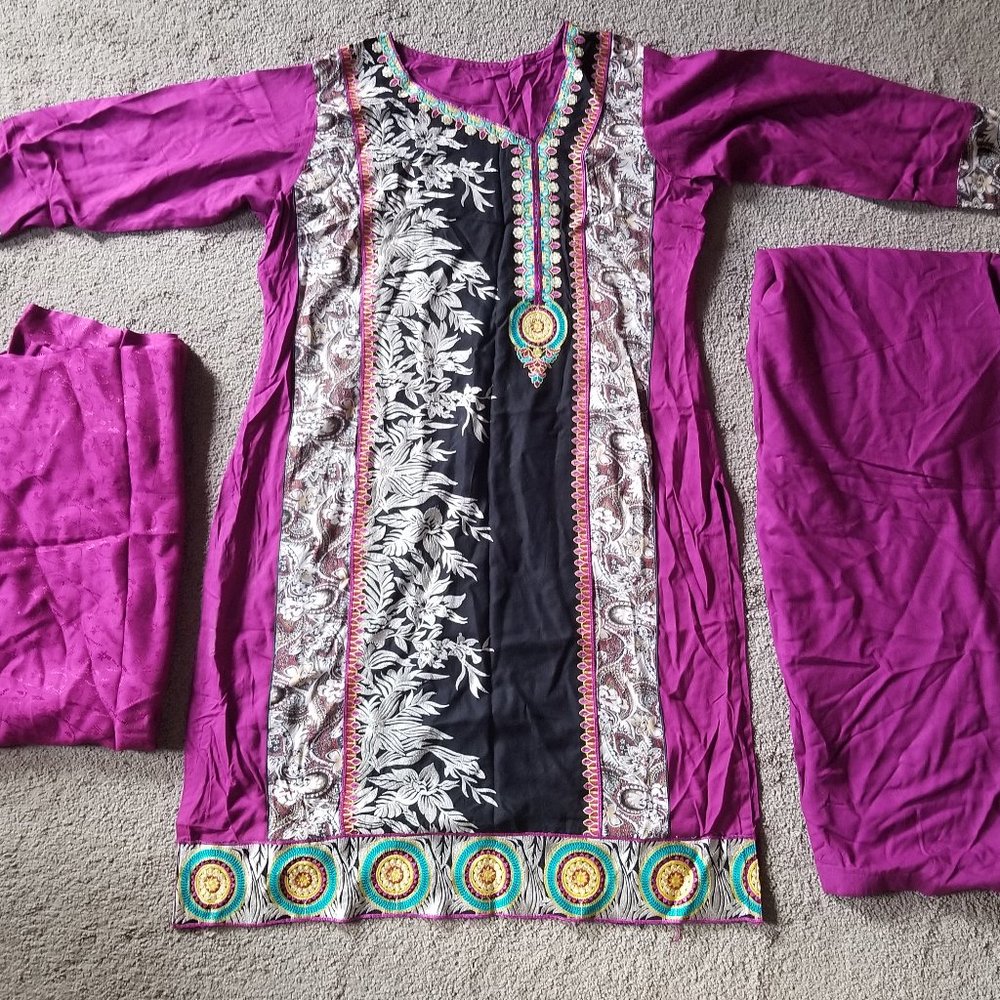 Printed Embroidery Kameez